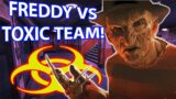DBD: Freddy VS *TOXIC* Object Of Obsession Team | Dead By Daylight New Chapter