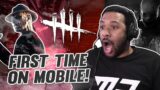 FIRST TIME PLAYING DEAD BY DAYLIGHT MOBILE!!! [DEAD BY DAYLIGHT MOBILE #1]