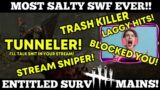 Most salty Twitch streaming SWF ever! Entitled Survivors! | Dead by Daylight