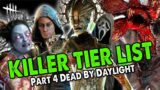 Killer Tier List Dead By Daylight 4.1.0 part 4 2021 | Spirit Legion Plague Ghost Face Demogorgon