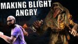 MAKING BLIGHT ANGRY WITH HEAD ON! Dead By Daylight