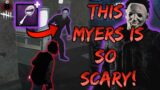 Myers scares me to death! Too scared to play! | Dead by Daylight