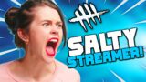 Dead By Daylight Salt Diaries- Salty Streamer Gets Mad At Me For Using The Chainsaw Instead of M1!
