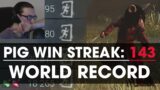 My WORLD RECORD Pig streak has been broken… | Dead By Daylight