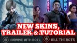 NEW SKINS, TRAILER, & TUTORIAL for 200K BLOOD POINTS! | Dead By Daylight Resident Evil DLC Gameplay