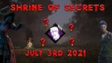 Dead by daylight – What's in the Shrine of Secrets?? – JULY 3rd Reset 2021 (DBD)