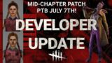 Dead By Daylight| Mid-Chapter Patch Developer Update! Trickster buffs! Survivor face reworks! PTB!