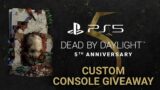 Dead By Daylight| Themed Custom PS5 Console Giveaway Contest! Special Trapper Playstation 5!