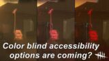 Dead By Daylight| Color blind accessibility options are coming for Chapter 19?