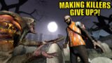 MAKING KILLERS GIVE UP?! Survivor Dead By Daylight