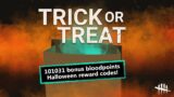 Dead By Daylight| 101,031 bonus bloodpoints reward codes for Halloween! The Midnight Grove!