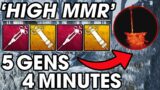 5 Gens in 4 Minutes = HIGH MMR | Pig, Dead By Daylight