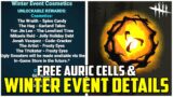 FREE AURIC CELLS, WINTER EVENT INFO, RIFT COSMETICS & MORE! – Dead by Daylight