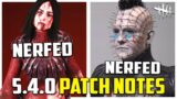 THE ARTIST & PINHEAD NERFED, PERK BUFFS, NEW FEATURES & MORE! Patch Notes 5.4.0 – Dead by Daylight