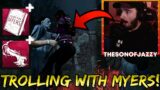TROLLING TWITCH STREAMER WITH MYERS! Christmas event trolling! | Dead by Daylight