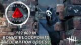 Dead By Daylight| 159,000 Bonus Bloodpoints Redemption Codes from Ghostface and DBD Japan!