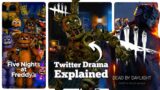FNAF in DBD TWITTER DRAMA and CONTROVERSY Explained – Dead by Daylight