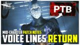 PINHEAD VOICE LINES RETURN W/DOUG BRADLEY! Mid-Chapter Patch Notes! – Dead by Daylight