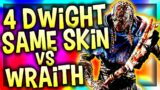 4 DWIGHT SAME SKIN VS WRAITH MAIN DWIGHT – DEAD BY DAYLIGHT