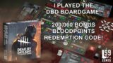 Dead By Daylight| I played DBD the Board Game! 200,000 bonus bloodpoints redemption code!