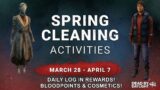 Dead By Daylight| Spring Cleaning daily log in bloodpoints & cosmetics rewards starting right now!