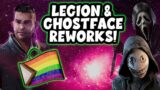 DEAD BY DAYLIGHT NEW LEGION AND GHOSTFACE REWORKS! FIRST GAY CHARACTER?