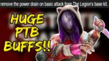 HUGE LEGION BUFFS FROM PTB RESULTS!! INSANE CHANGES!! | Dead by Daylight