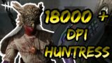 PLAYING HUNTRESS WITH OVER 18000 + MOUSE DPI! SO HARD TO CONTROL!  | Dead by Daylight