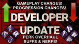 Dead By Daylight| Gameplay Changes! Progression Changes! Perk Nerfs & Buffs! The META is SHOOK!