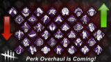 Dead By Daylight| Perk Overhaul is here! 39 perks that are going to get nerfed or buffed very soon!