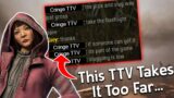 Cringey TTV Takes It Too Far | Dead By Daylight