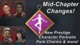 Dead By Daylight| Mid-Chapter changes from PTB! Progression & Perks! Prestige Legacy Portraits!