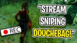 Salty Streamer Thinks I'm Stream Sniping – Dead by Daylight