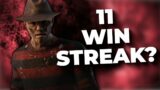 11 WIN STREAK WITH VIEWER BUILDS?! Dead by Daylight