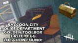 Dead By Daylight| Raccoon City Police Department Golden Toolbox Easter Egg Location Found! RPD Map!