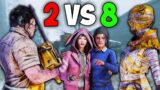 2 KILLERS vs 8 SURVIVORS in Dead by Daylight!