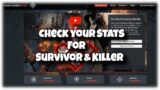 How to check your STATS on dbdbuilds – Dead By Daylight TUTORIAL
