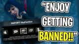 Salty Streamer Reports and Wants Me BANNED! – Dead by Daylight