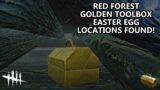 Dead By Daylight| Red Forest Golden Toolbox Easter Egg Location Found! Temple & Mother's Dwelling!