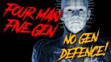 4 MAN 5 GENS NO GEN DEFENCE NO CAMPING! Dead by Daylight