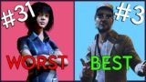 All 36 Survivors Ranked from WORST to BEST | Dead by Daylight 2023 Tier List