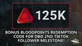Dead By Daylight| 125K Bonus Bloodpoints for DBD's 2nd TikTok milestone reached!