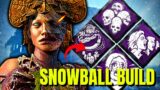 FORCED HESITATION Makes Plague The Ultimate SNOWBALL Machine | Dead By Daylight