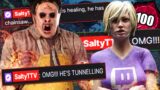 SALTY TTV STREAMER GETS ANGRY OVER MEME BUILD | Dead By Daylight
