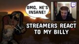 TTV Streamers React to My Billy | Dead by Daylight