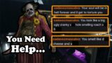UNHINGED SURVIVOR LOSES It Over A CLOWN COMEBACK! | Dead By Daylight