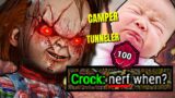 Sniper Chucky Makes A Salty P100 Cry (They Want Him NERFED) Dead By Daylight