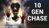 10 GEN CHASE & ONE MISTAKE! Dead by Daylight 2024