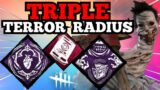 TRIPLE TERROR RADIUS IS ABSOLUTELY TERRIFYING | The Unknown Dead by Daylight Killer Gameplay