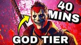 40 MINUTES Of GOD TIER PERKLESS TRAPPER!! | Dead by Daylight
